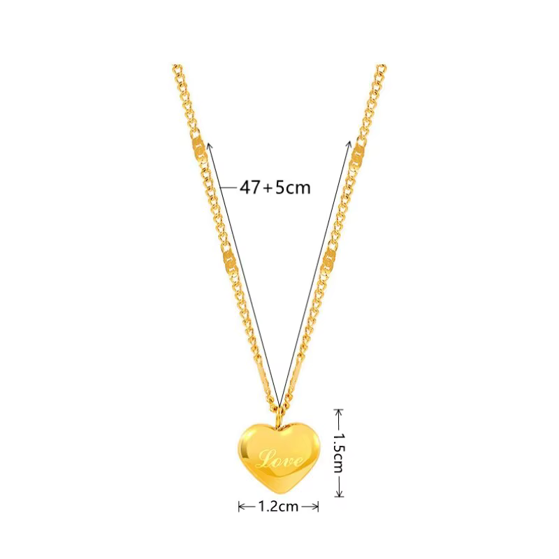Collier couleur or, 1 pièce