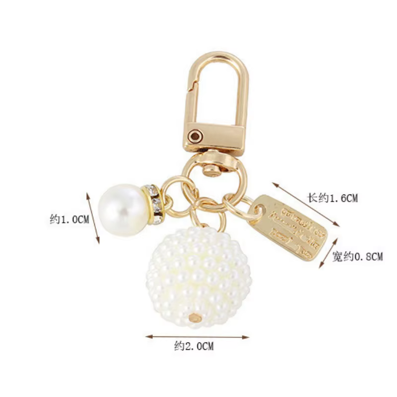Porte-clés en perles élégant