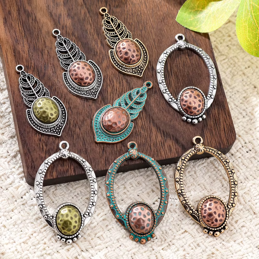 Nouveauté 2026 : Pendentifs ethniques bohèmes vintage pour femmes – Boucles d'oreilles