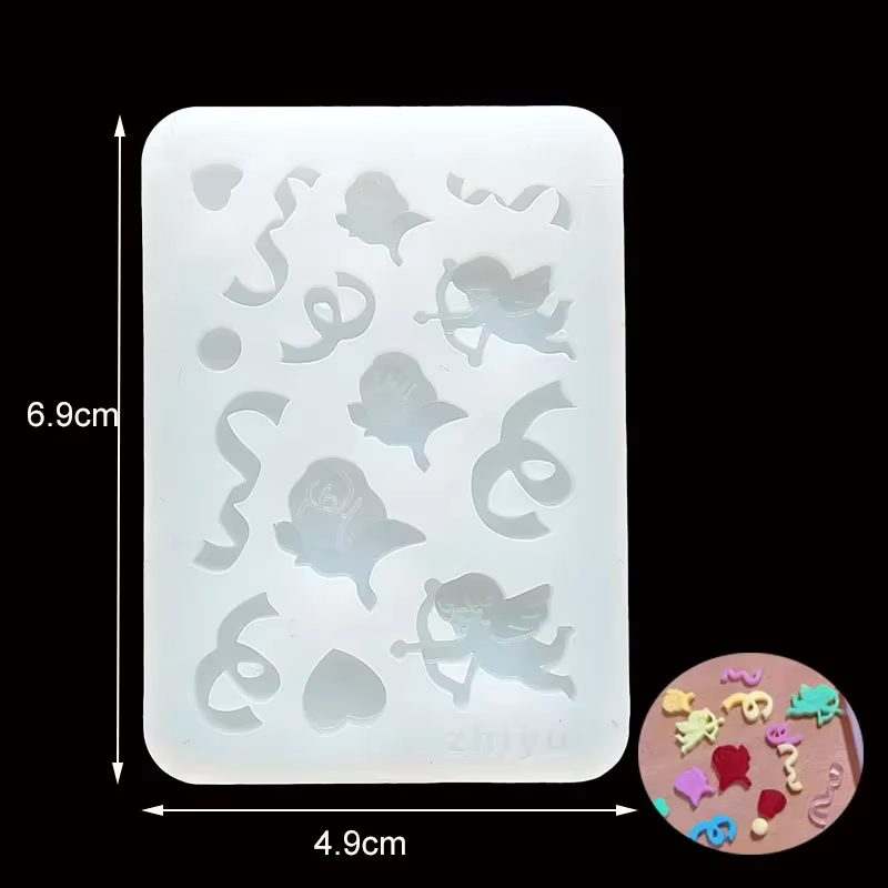 Moule en silicone DIY pour bijoux en résine époxy