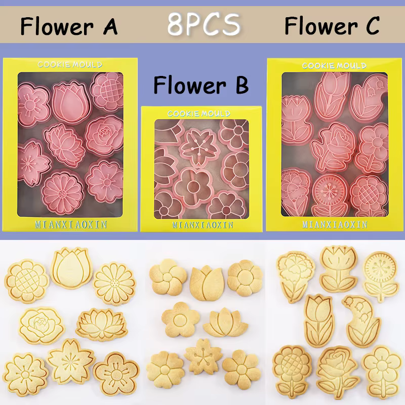 Emporte-pièces à fleurs mignonnes