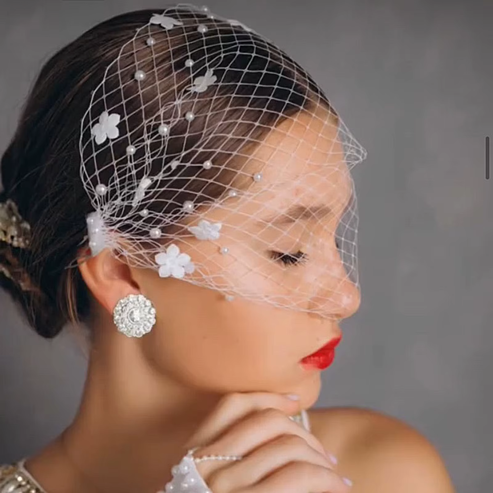 Mini voiles de mariée, voile blusher