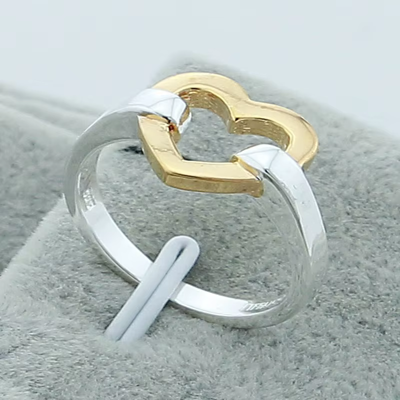 Bague de fiançailles en argent Sterling 925