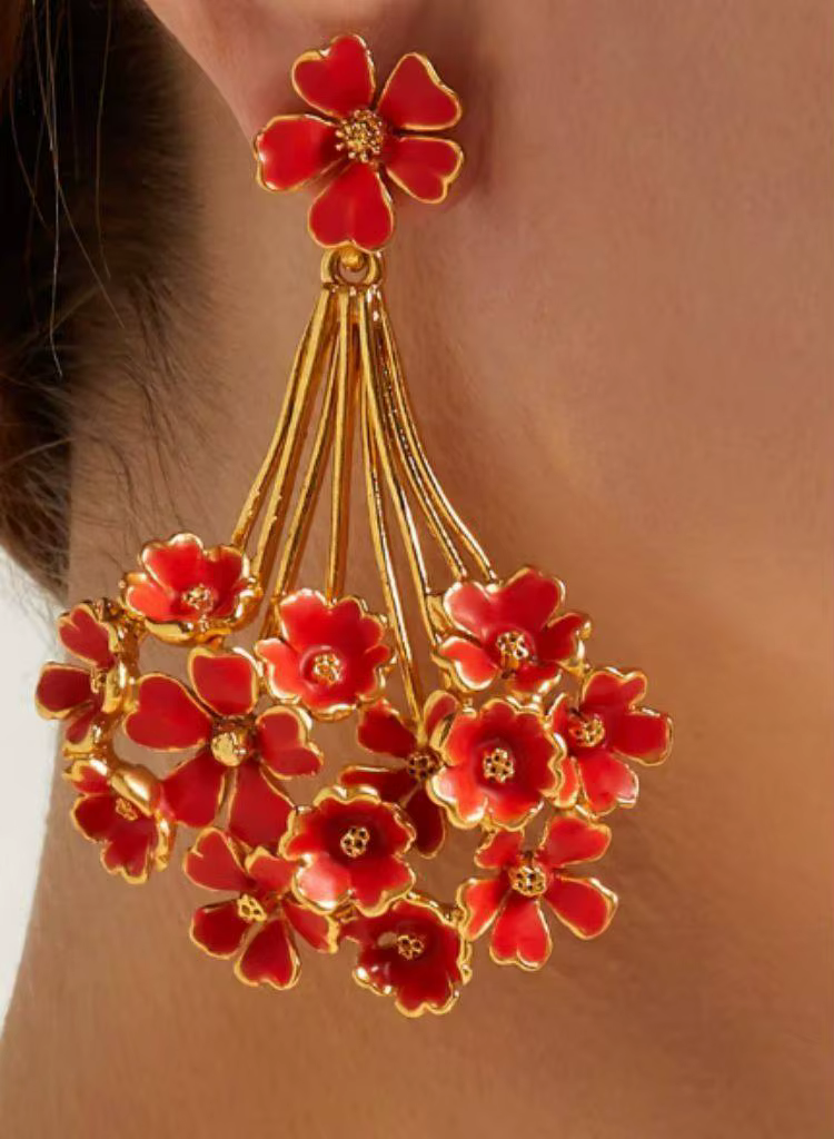 Boucles d'oreilles uniques de style européen et américain