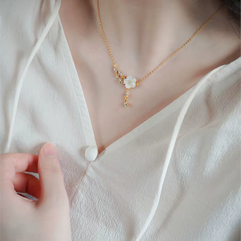 Anenjery – collier en Zircon pour femmes