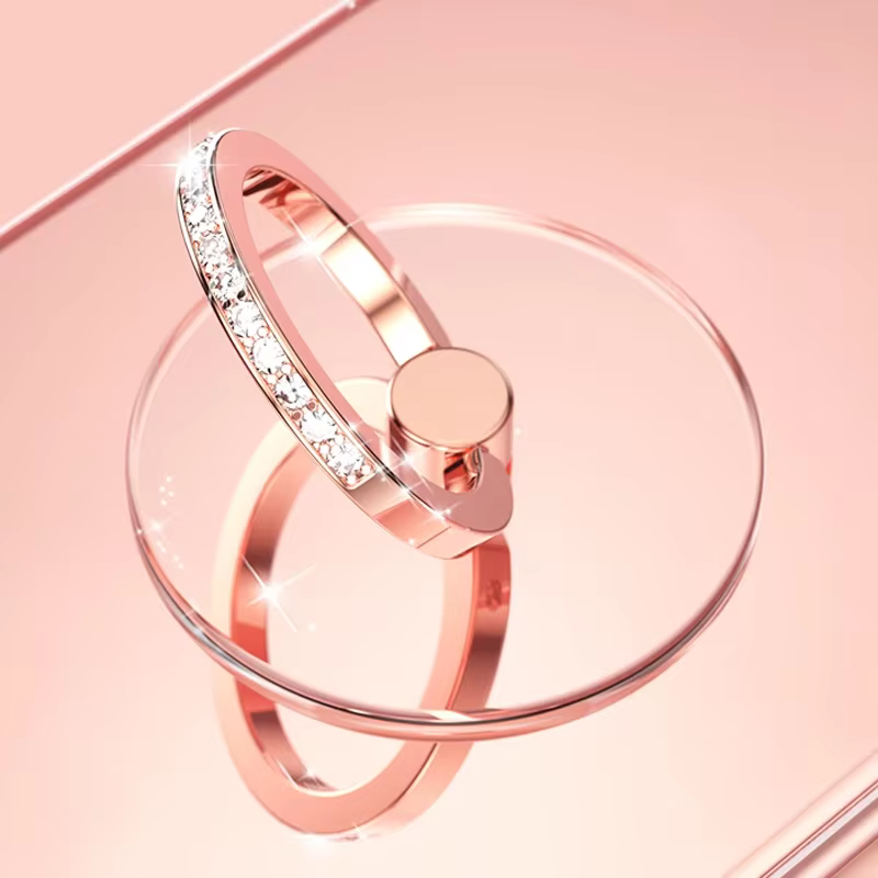 Anneau de doigt papillon de luxe Transparent