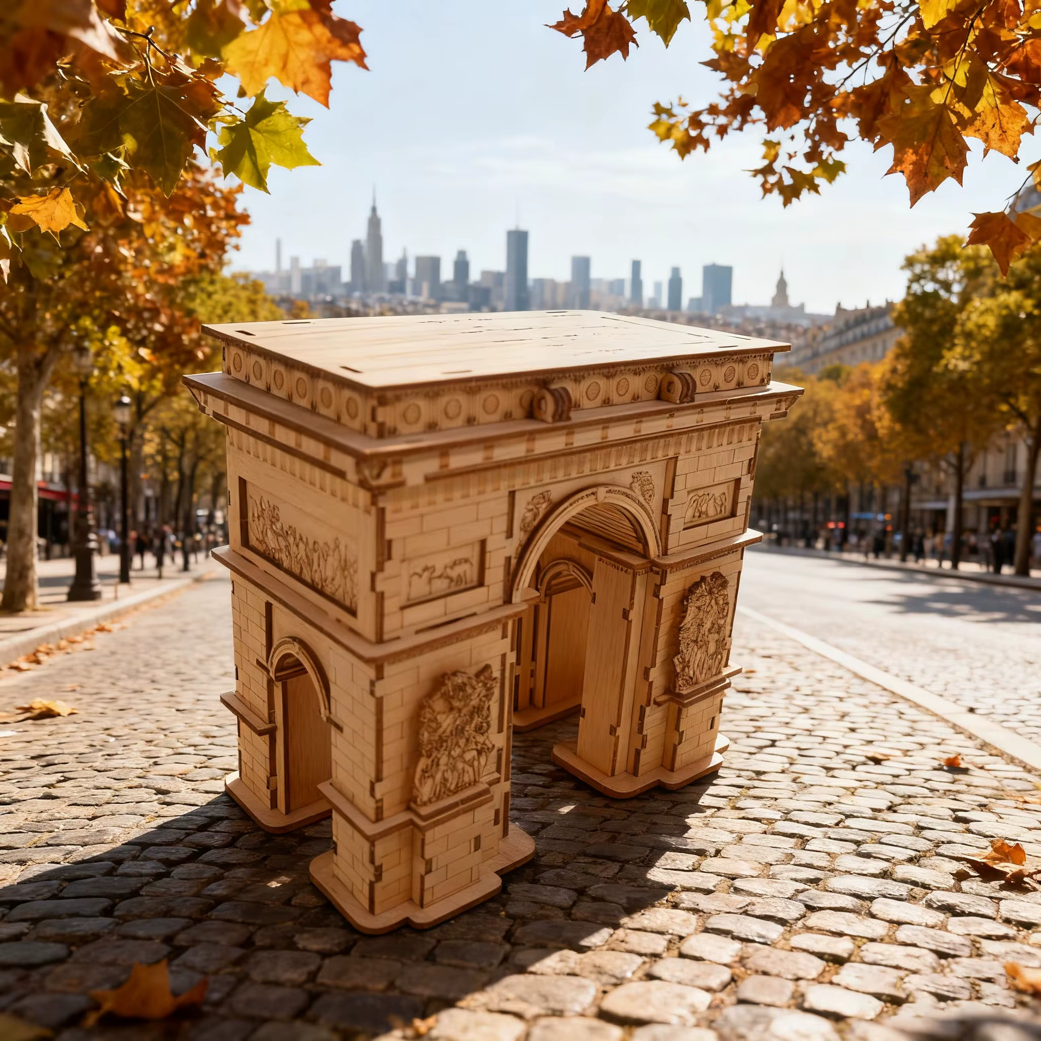 Arc de triomphe en bois