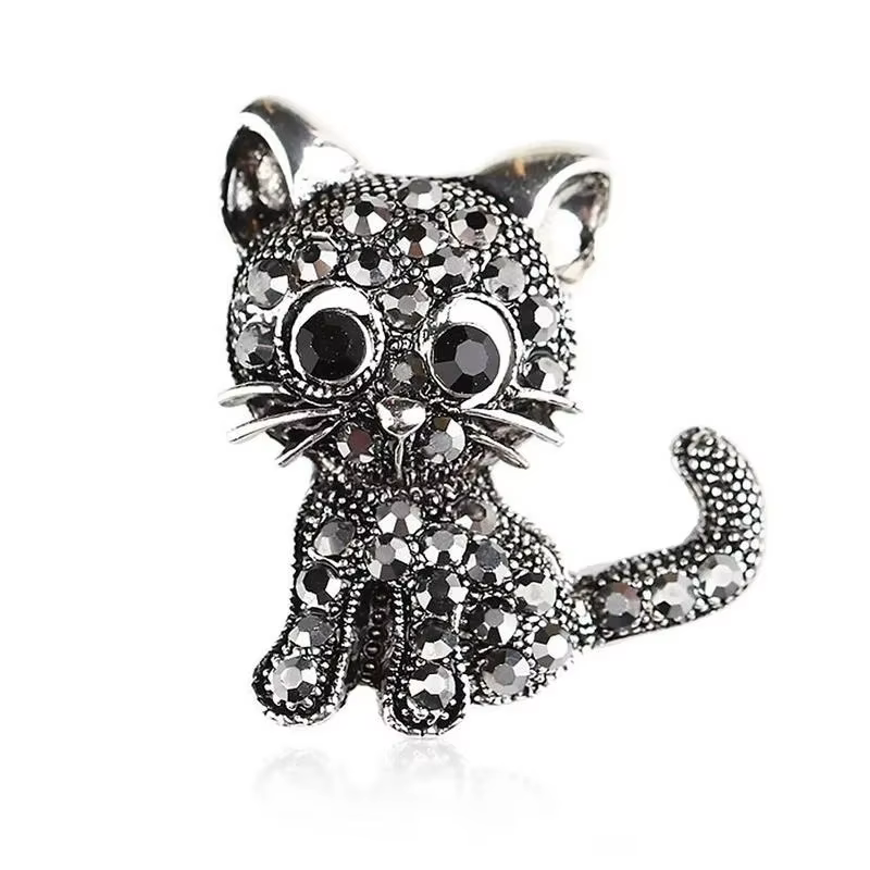 Broches de petit chat mignon pour femmes