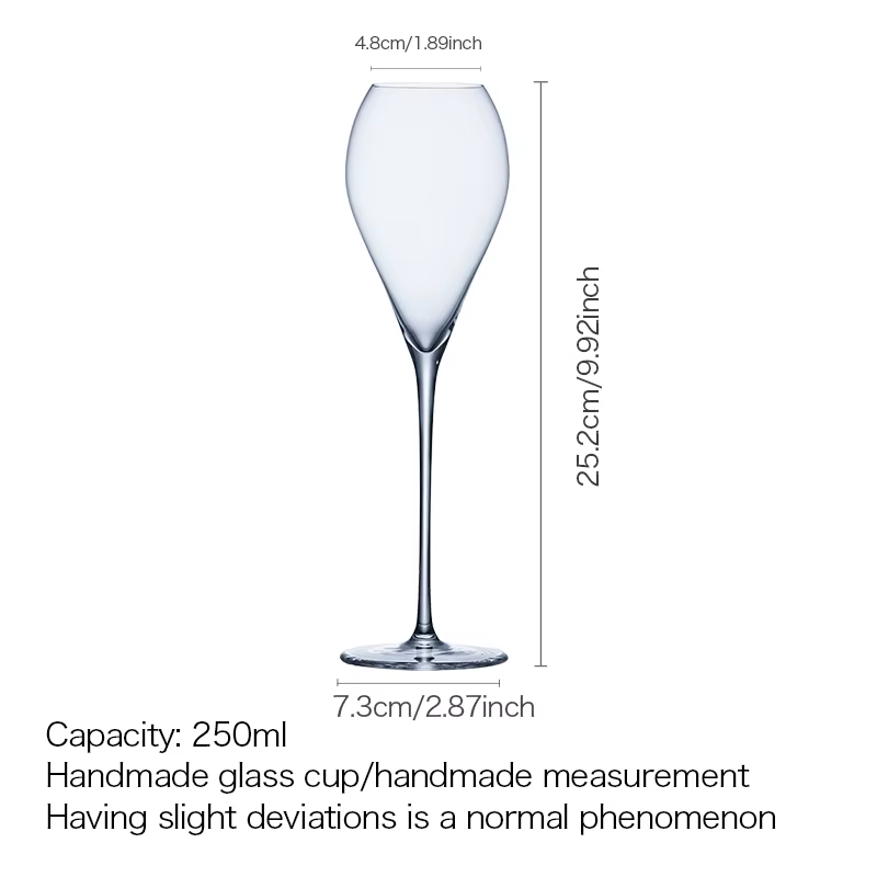 Crison CP8207 tasse à Champagne en verre de cristal faite à la main pour Bar barman Cocktail fournitures de fête de