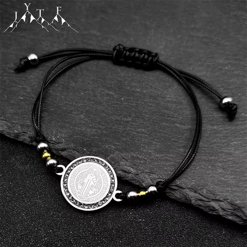 Bracelet en Cuir Ajustable pour Homme et Femme