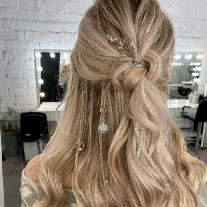 Anneau de tresse de cheveux pour femmes