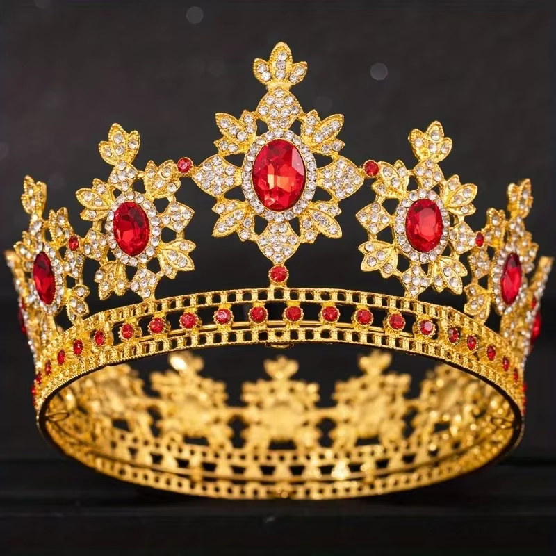 Couronne de luxe en cristal strass