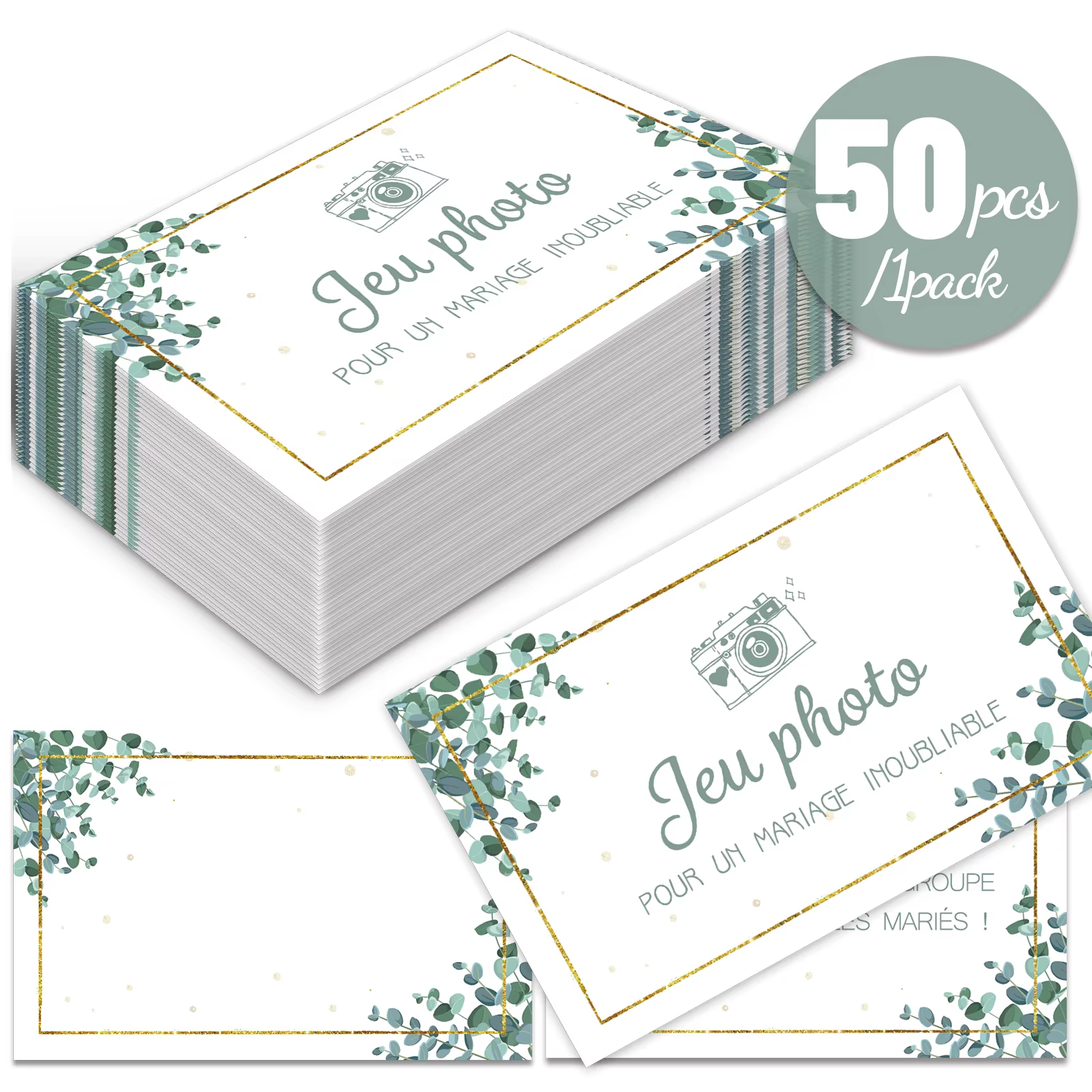 50 défis de photos de mariage français