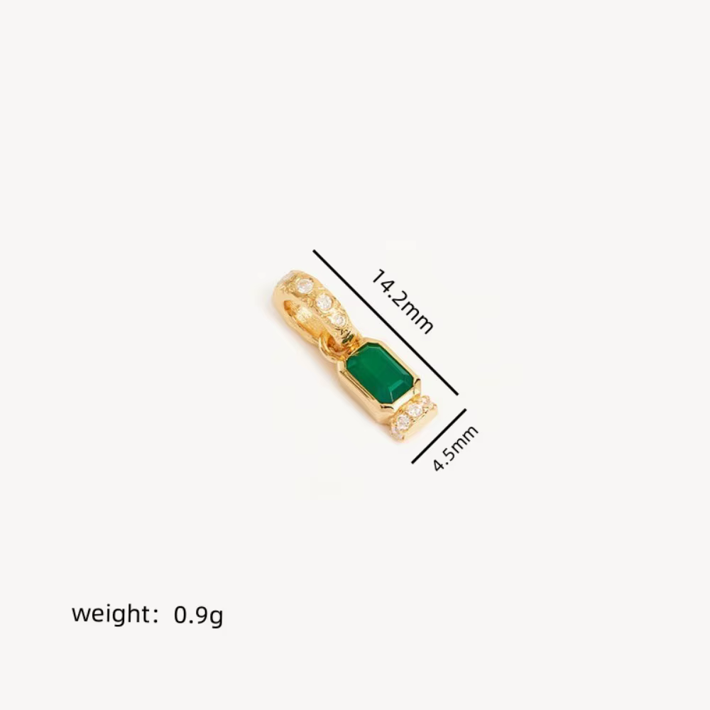 Collier pendentif en pierre de date de naissance de 12 mois pour femmes