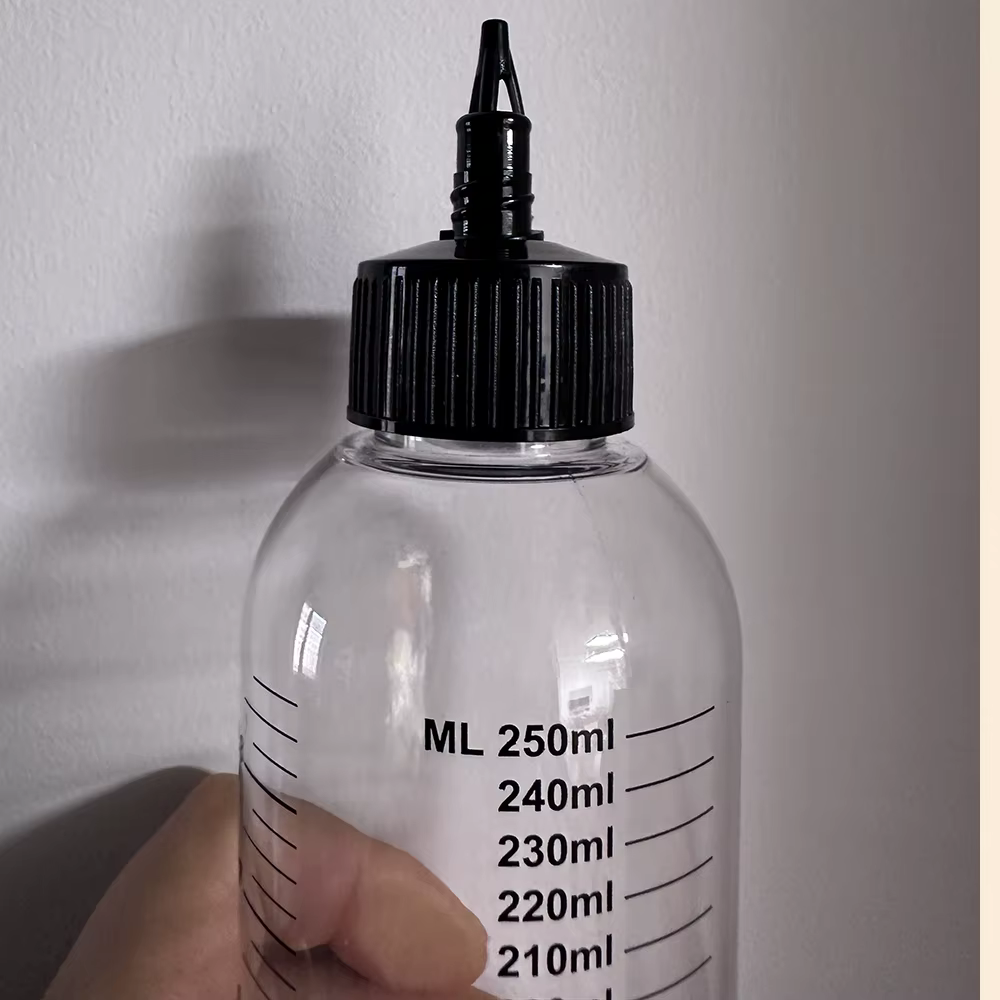 Compte-Gouttes en Plastique l'horloge de 30ml/60ml/100ml/120ml/250ml