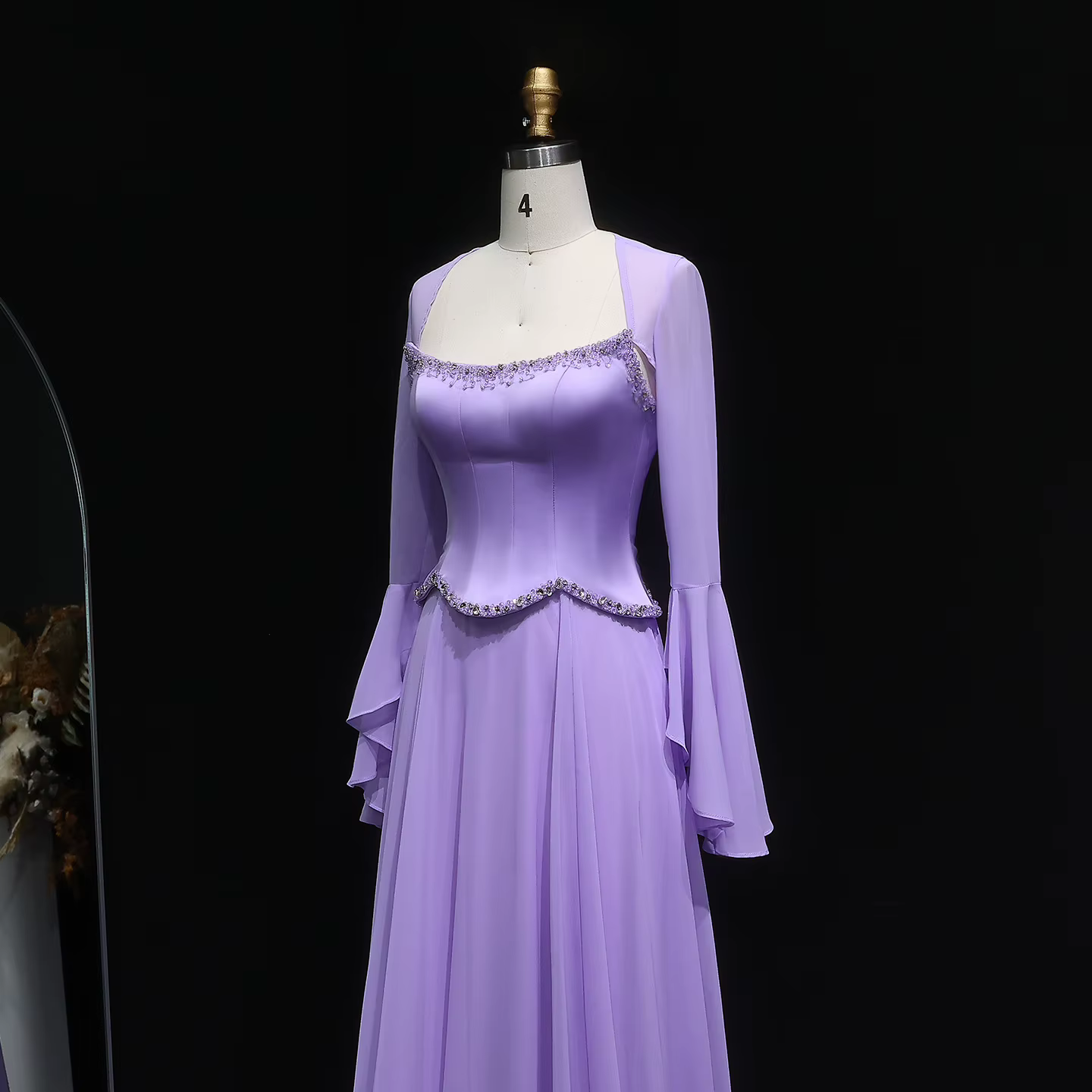 Sharon Said – robe de soirée élégante lilas