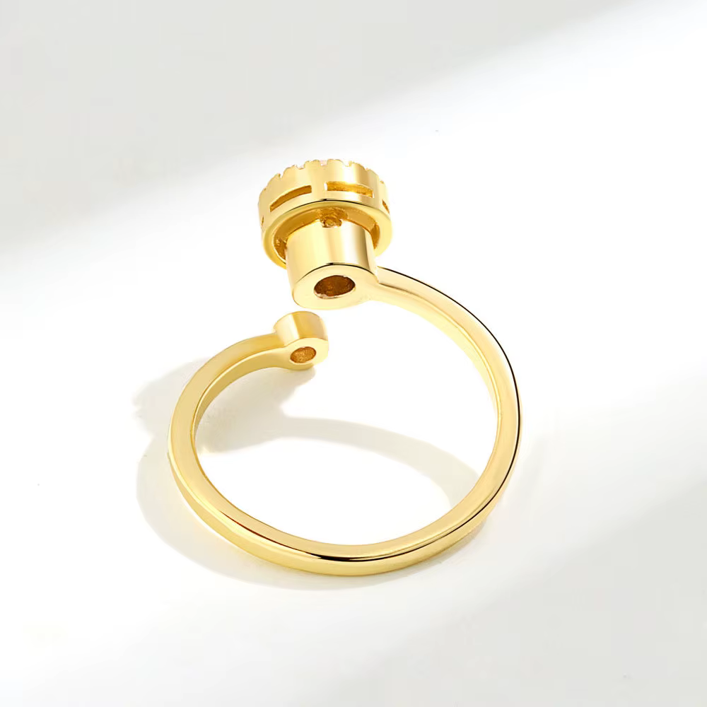 Opal Anxiety Instituts Spinning Finger Ring for Girl