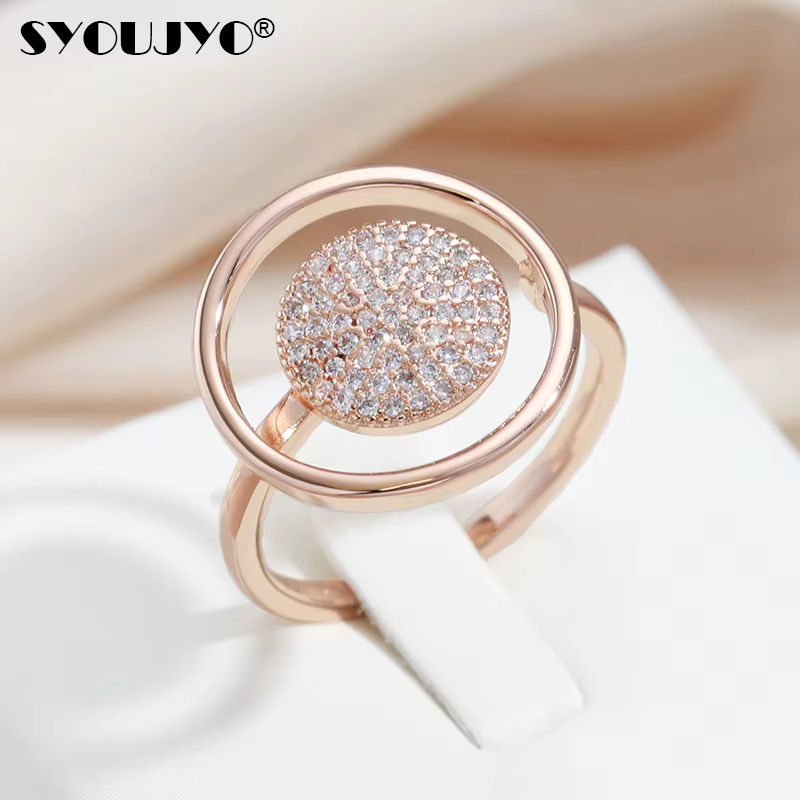 SYOUJYO – bague en Zircon naturel pour femmes
