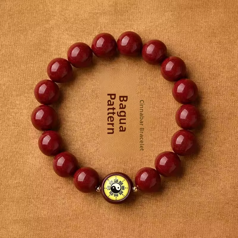 Bracelet en bois de santal rouge
