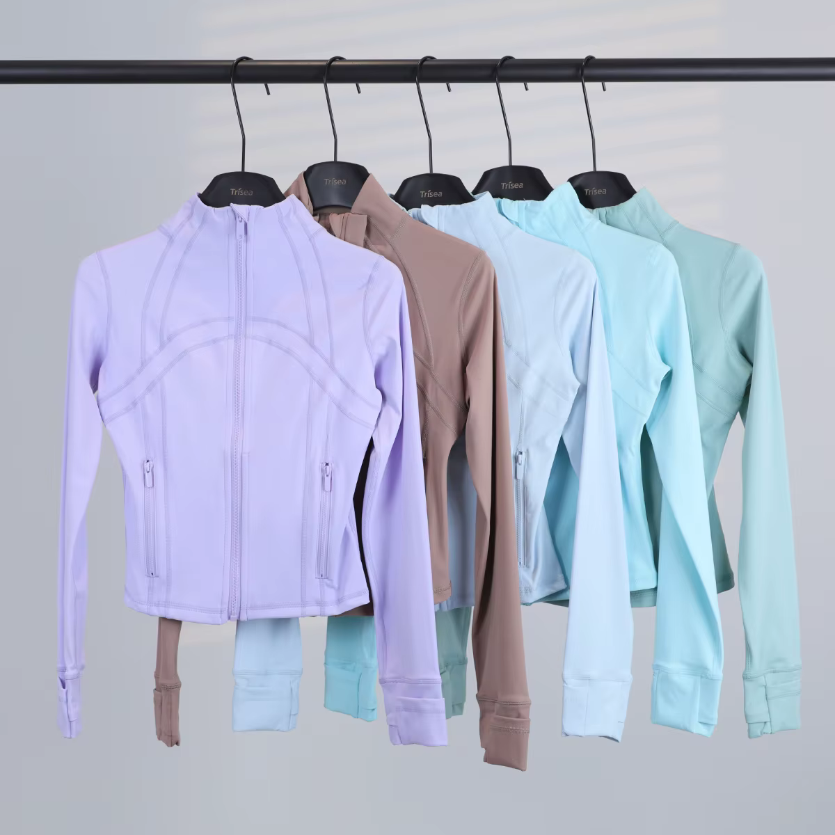 Veste courte à col montant pour femmes