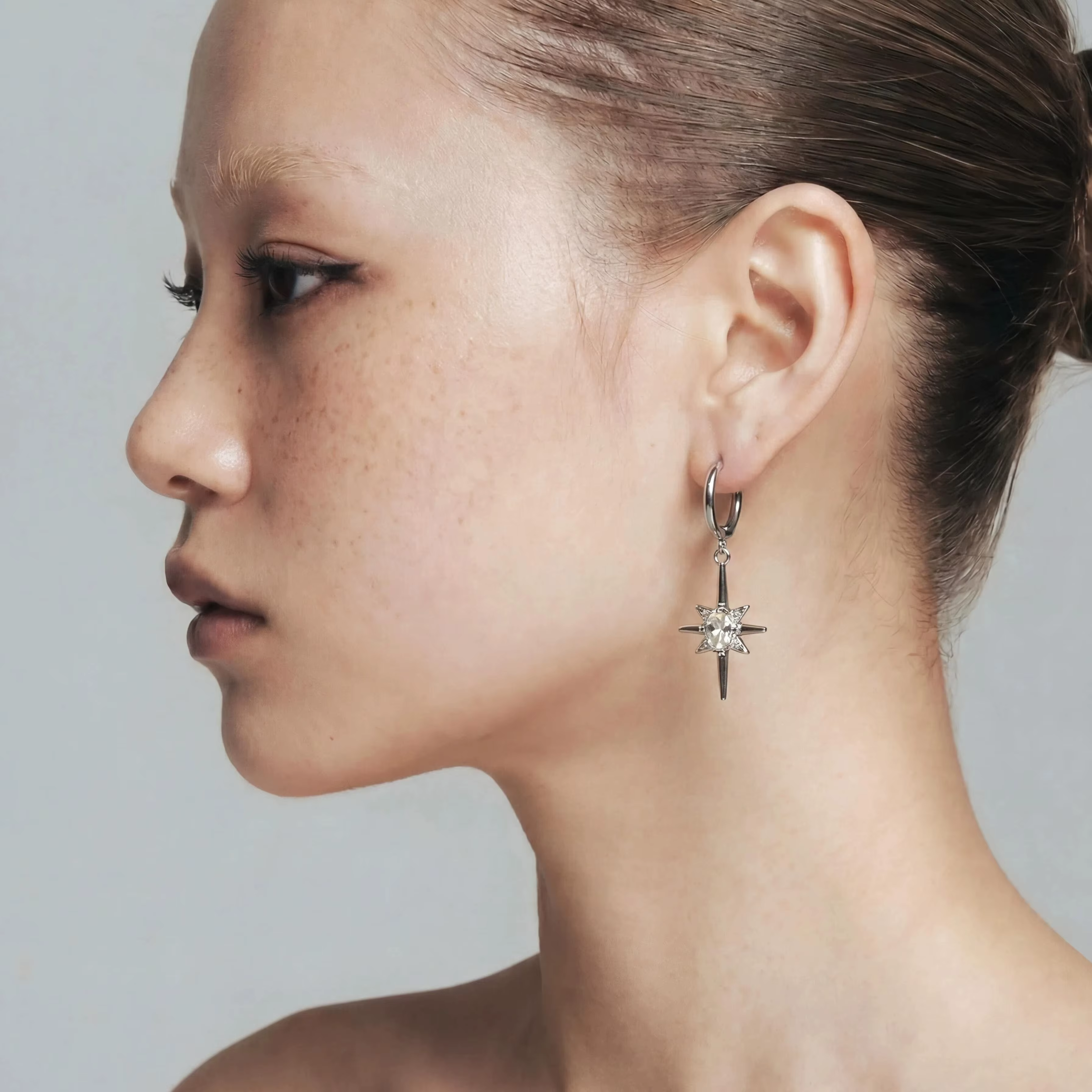 Boucles d'oreilles créoles Y2K en acier inoxydable