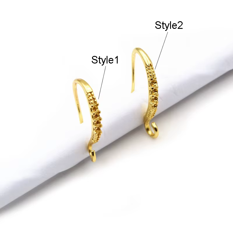 17x10mm 20 pièces Rhodium argent plaqué or boucles d'oreilles résultats