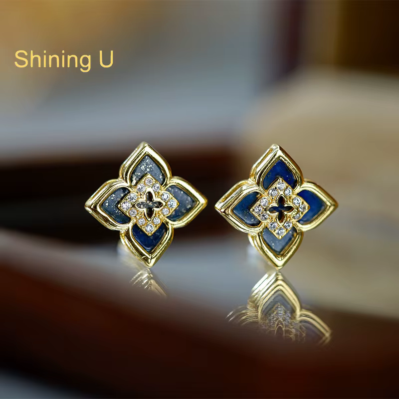 Shining U – ensemble de bijoux trèfle en argent S925