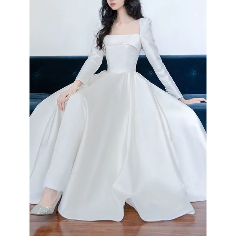 Robe de Mariée en Satin observateur