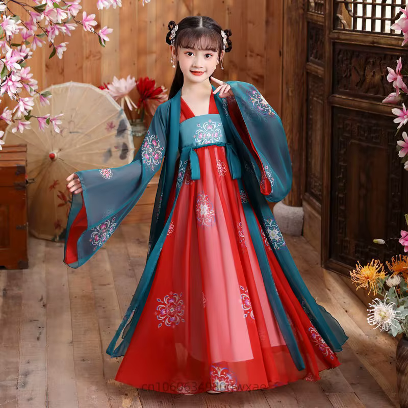 Robe traditionnelle chinoise pour filles