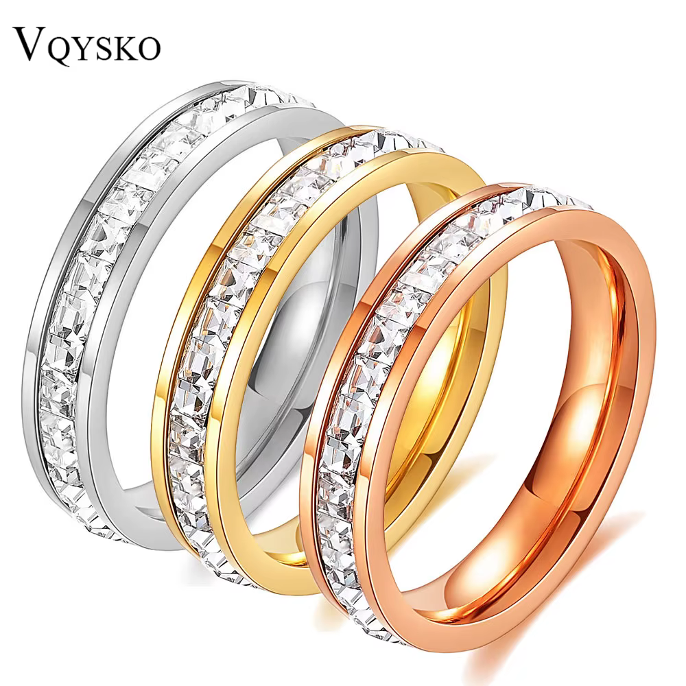 VQYSKO bijoux de mariage et de fiançailles luxueux et élégants