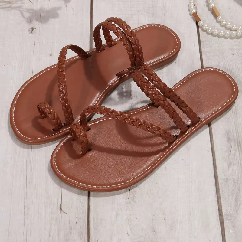 Sandales plates pour femmes