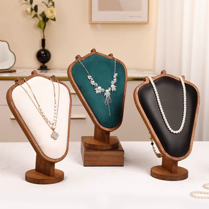 Cadre d'exposition de bijoux en bois