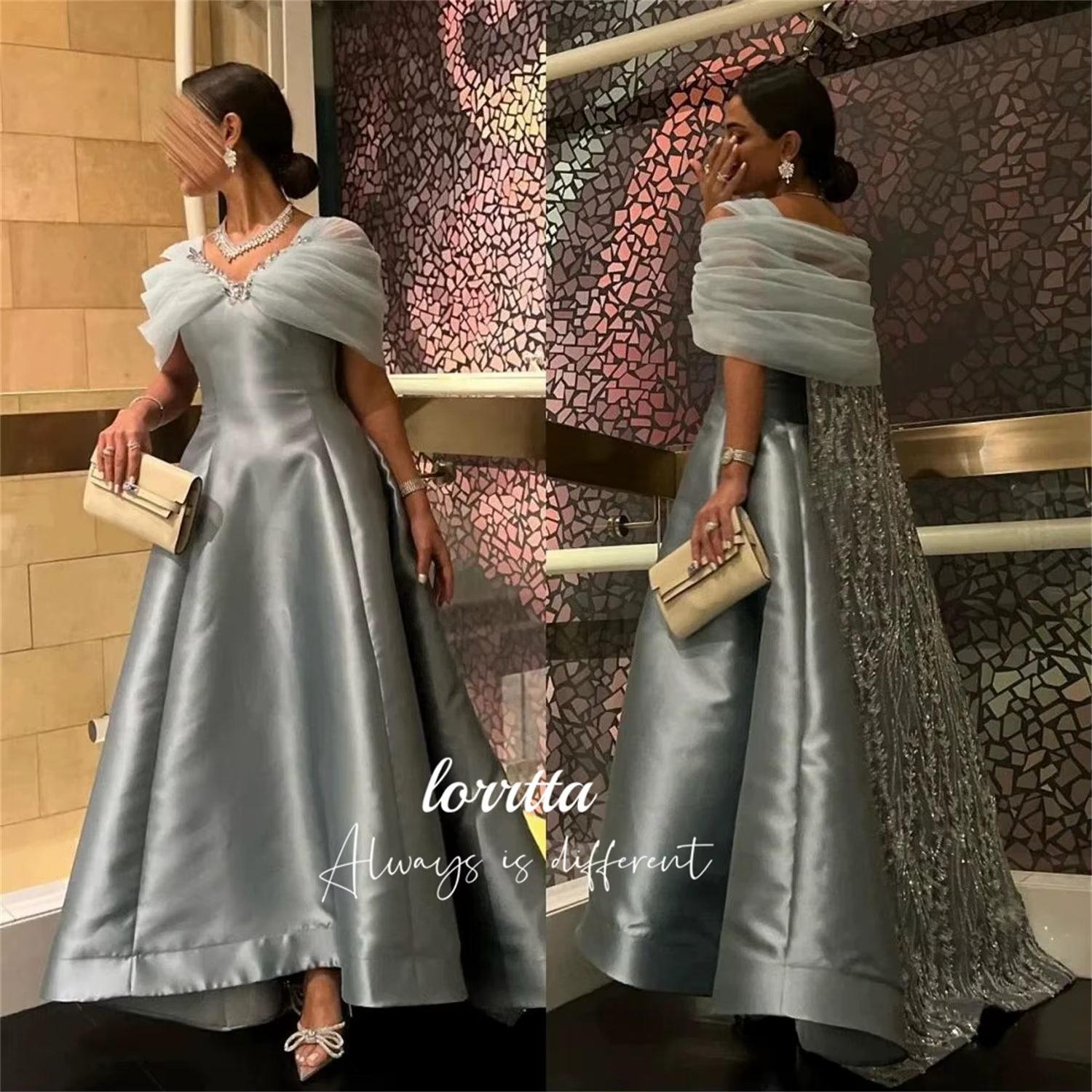 Lorrtta personnalisé robe De soirée De mariage femmes