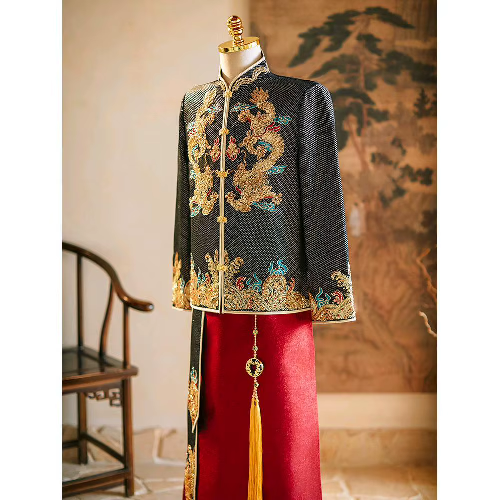 Costume de spectacle de mariage élégant pour hommes