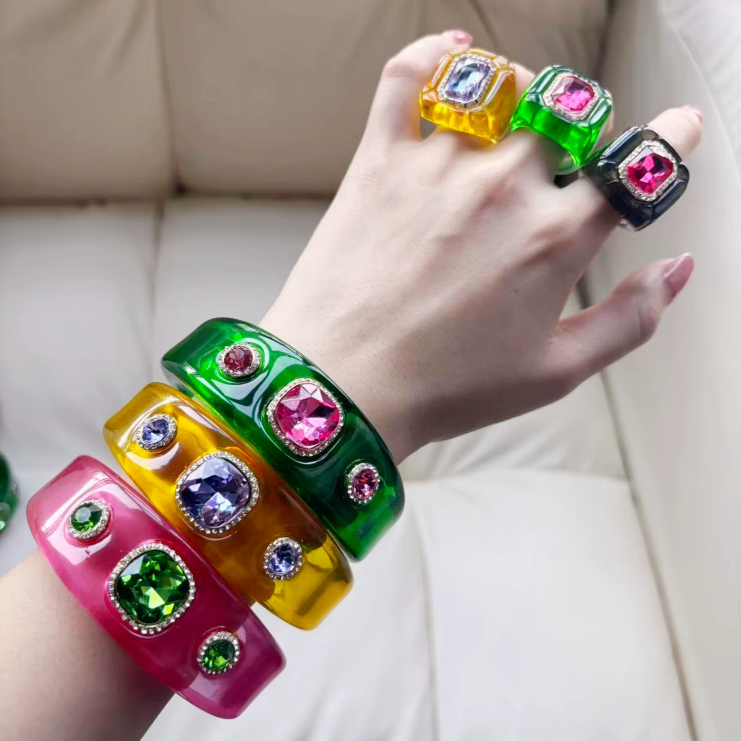 Parures de bijoux de luxe