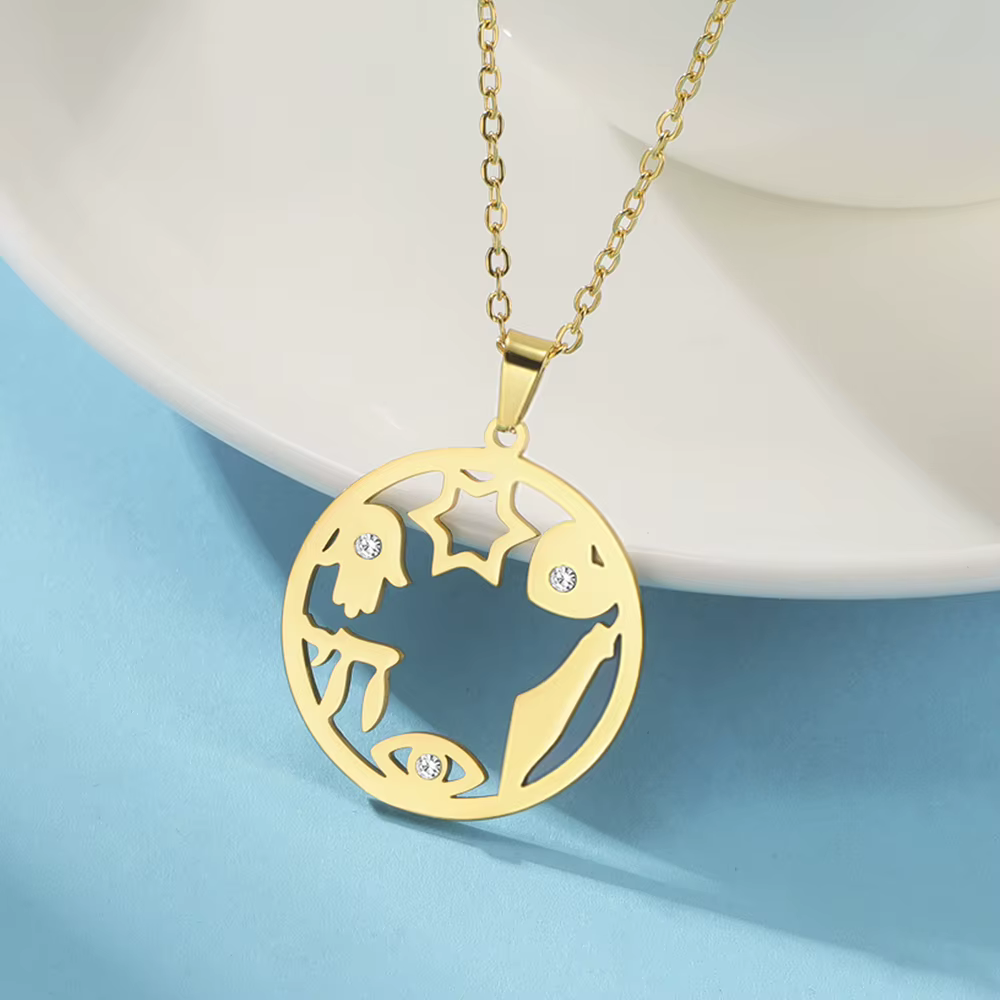 Collier Symboles Judaïques : Chai