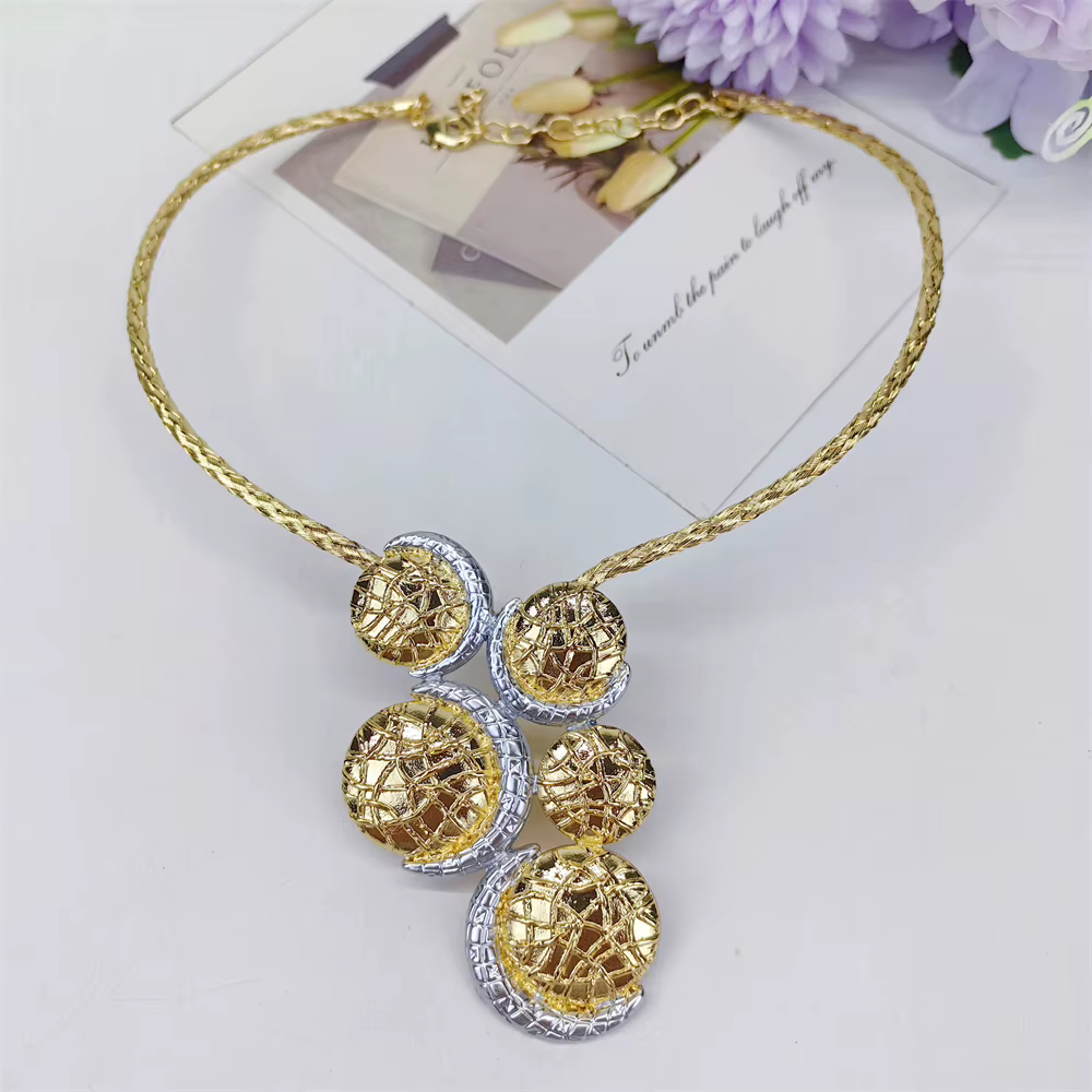 ESALE Ensemble de bijoux pour femme : collier