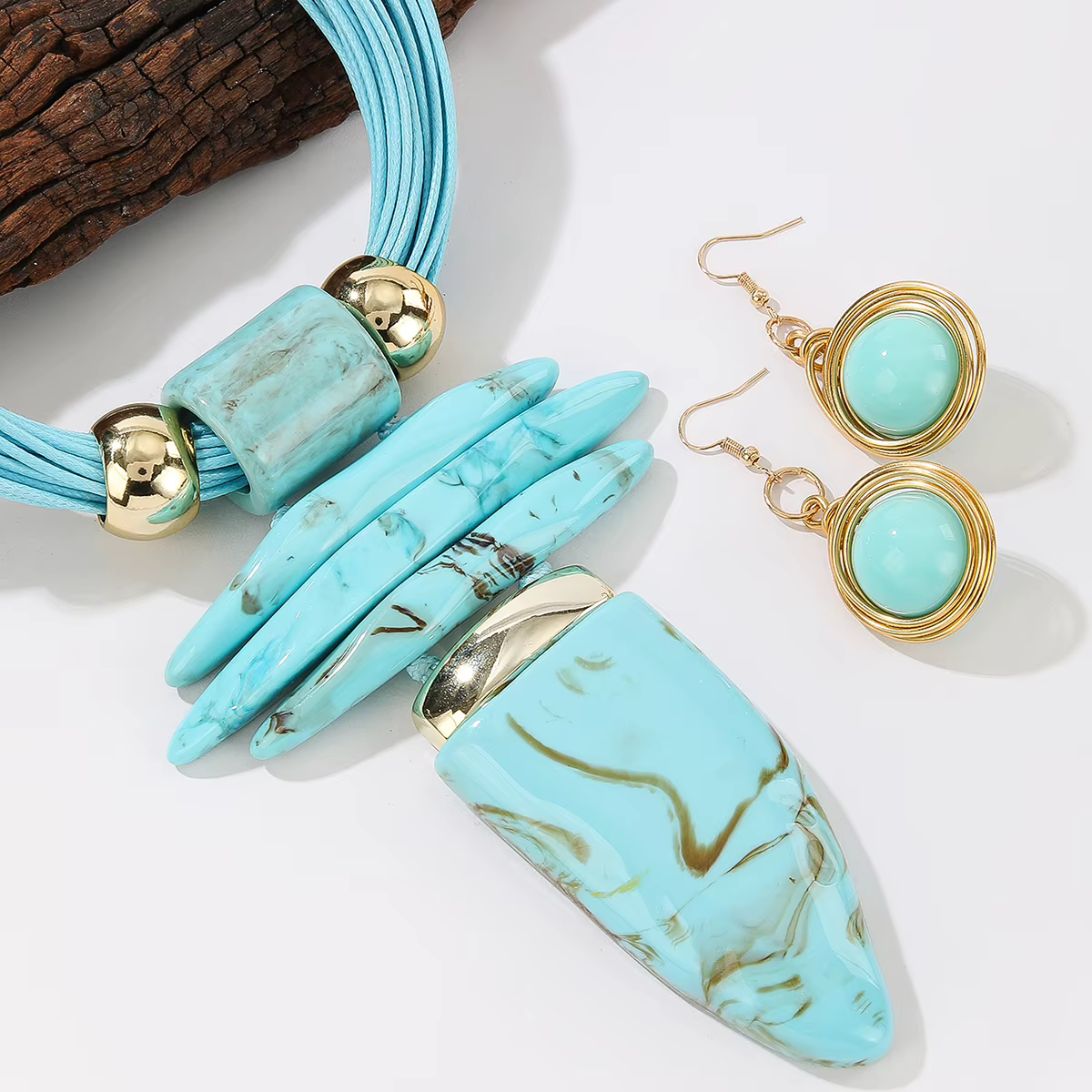 Ensemble de bijoux occidentaux tendance
