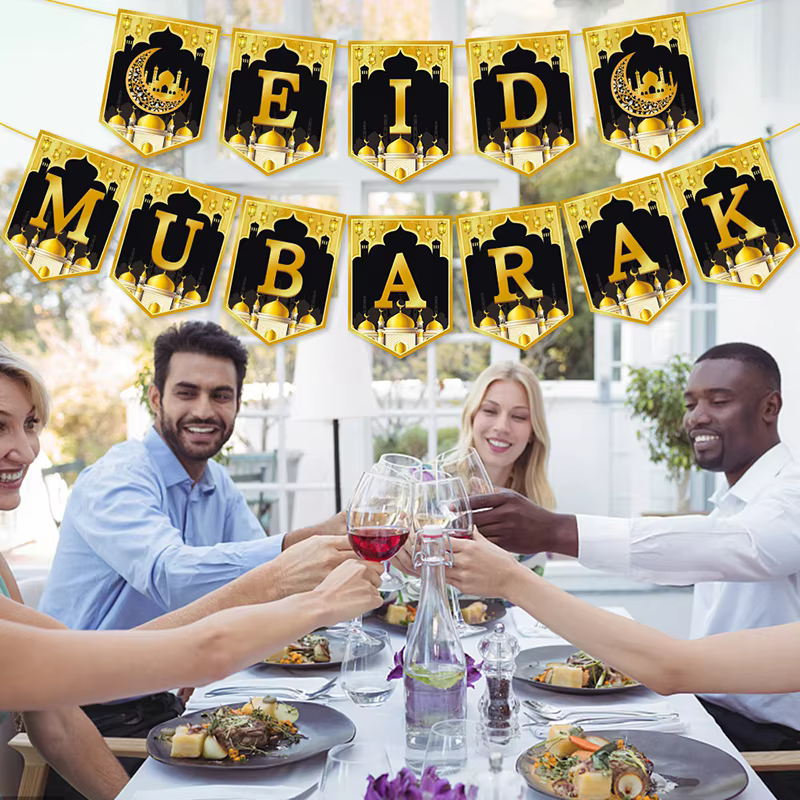 Décoration suspendue de fête Eid Mubarak