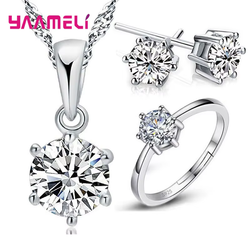 Ensemble de bijoux de mariage pour femmes