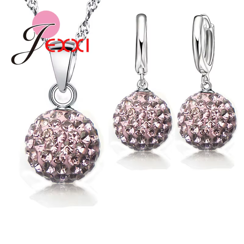 Ensemble de bijoux en argent Sterling 925