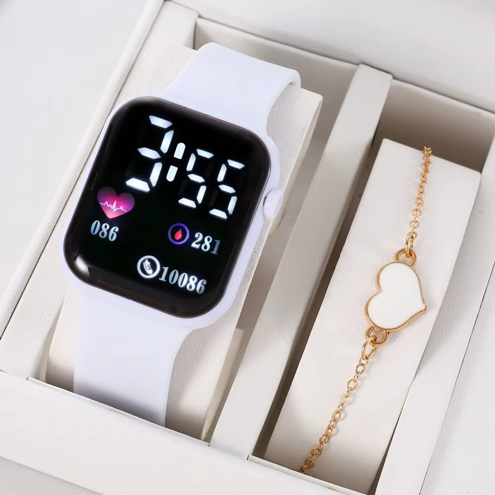Montre électronique LED orientée à l'amour