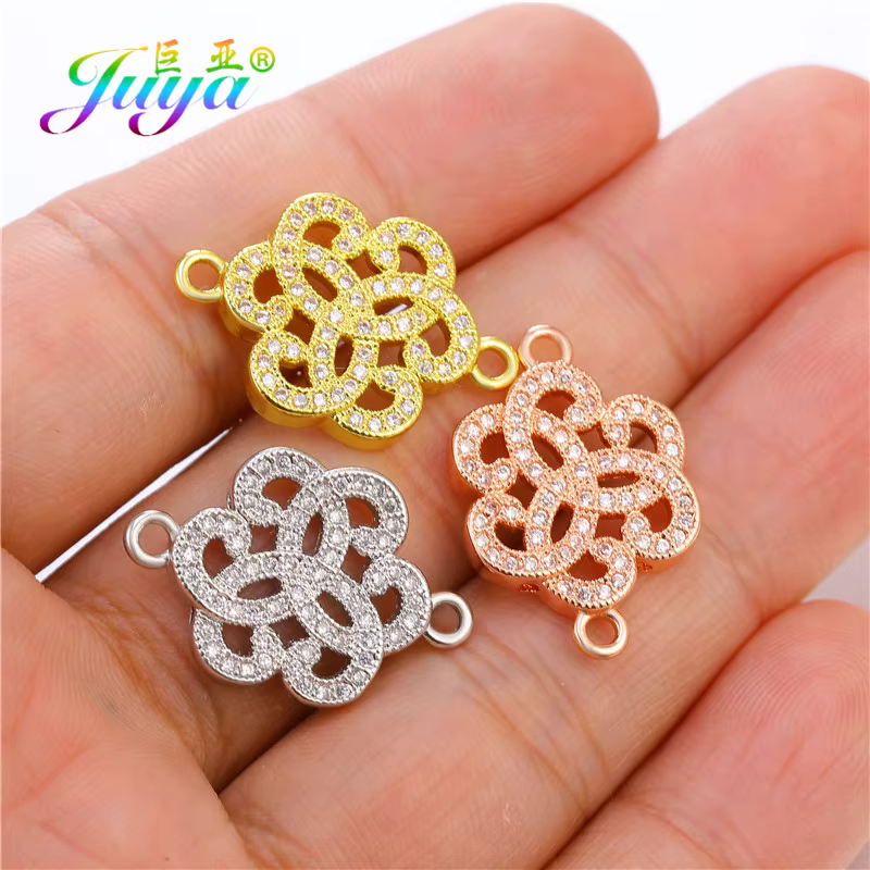 Juya – breloques décoratives plaquées or 18 carats