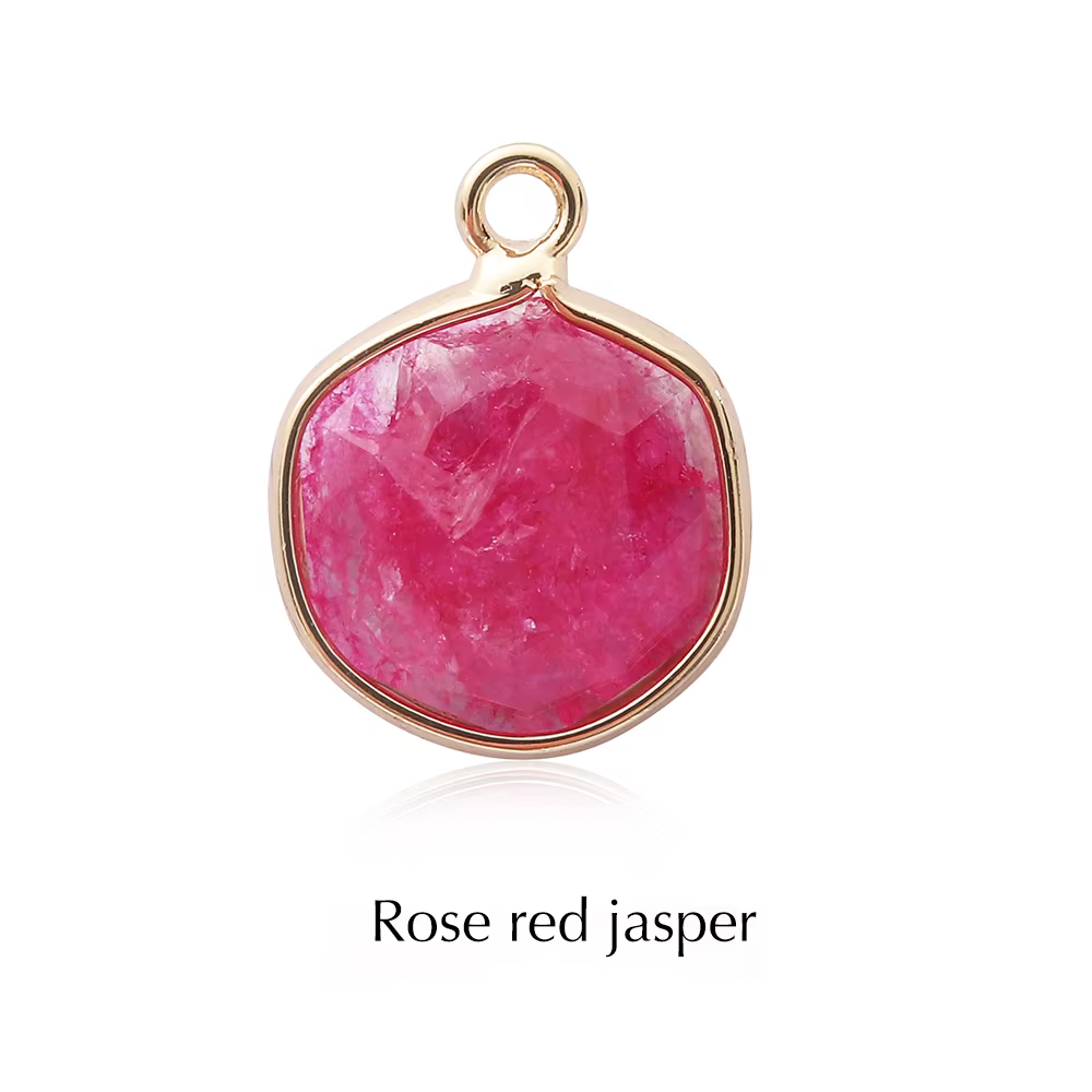 Pendentif en Pierre Semi-Pride Naturelle