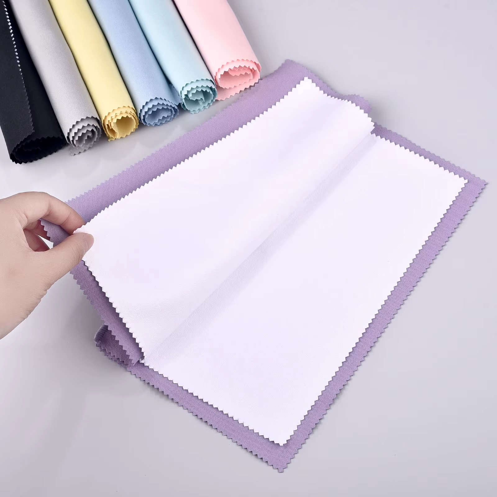 Grand chiffon de nettoyage et de polissage pour bijoux en argent