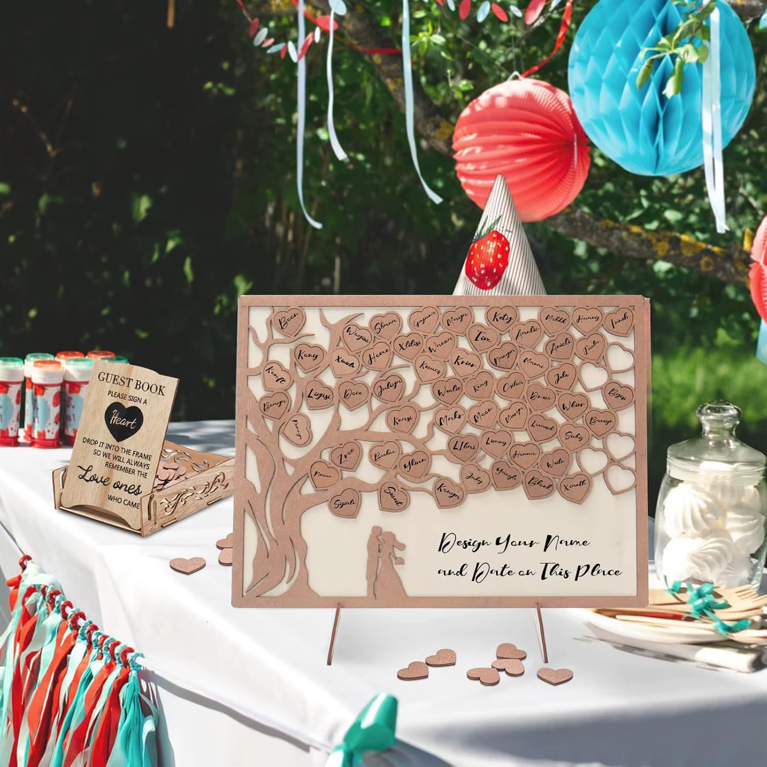 Livre d'or de mariage alternatif