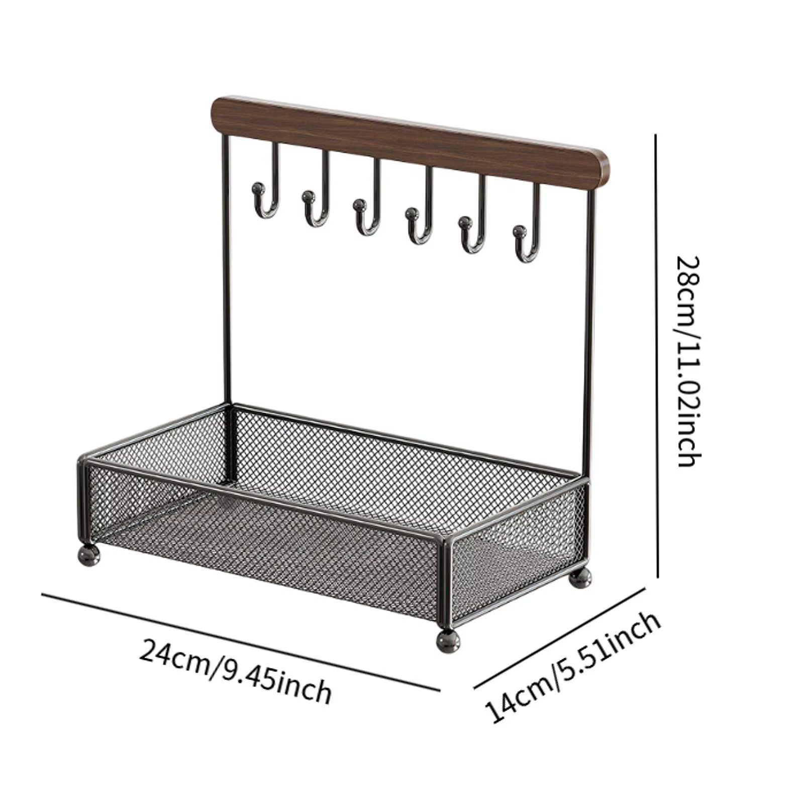 Support organisateur de bijoux pour Table d'entrée