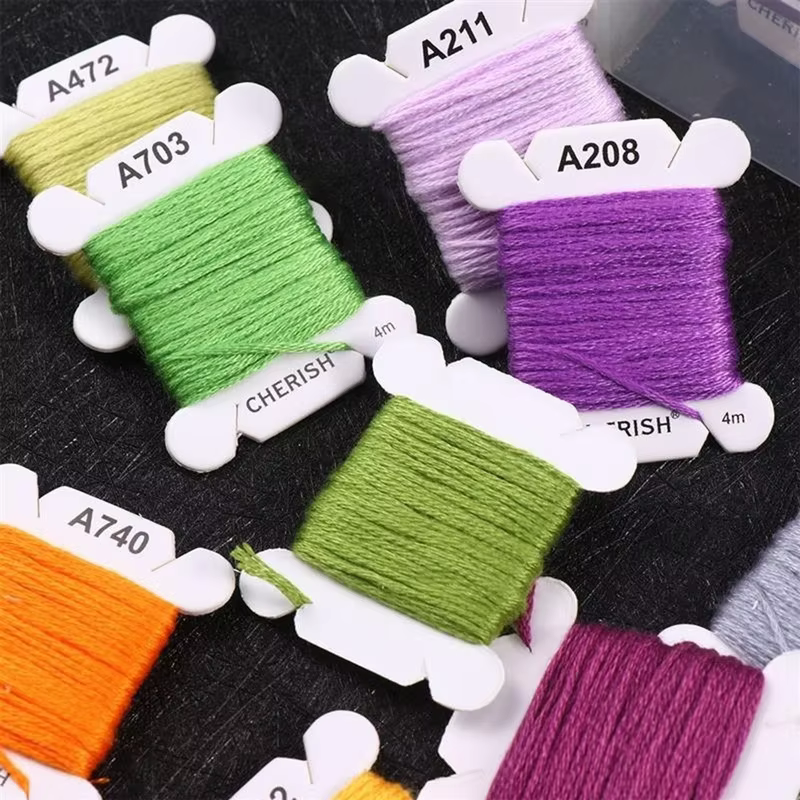 Kit de broderie, ensemble de fils comprenant 150 couleurs