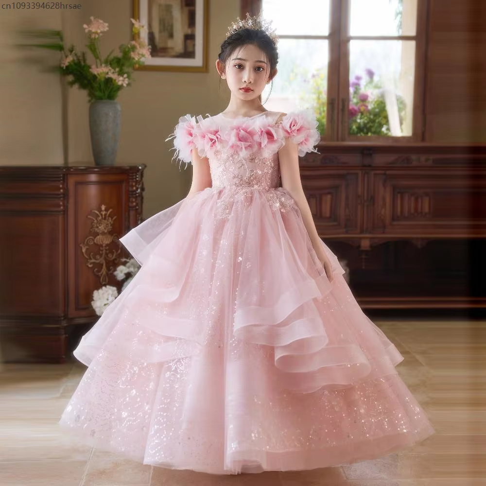Robe princesse d'anniversaire pour filles