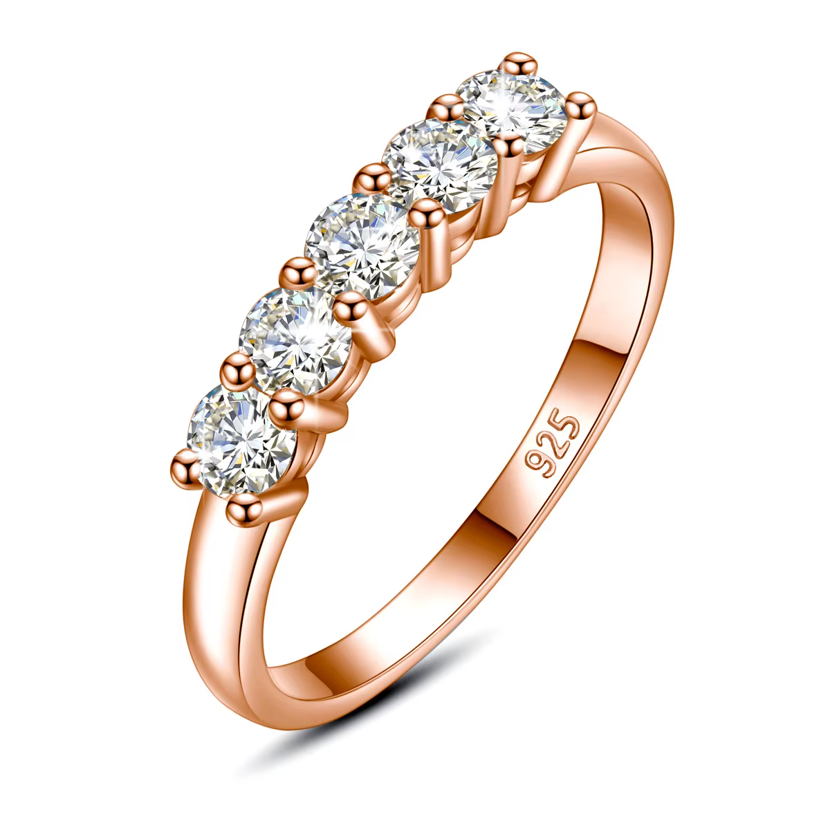 Bague en diamant Moissanite pour femmes